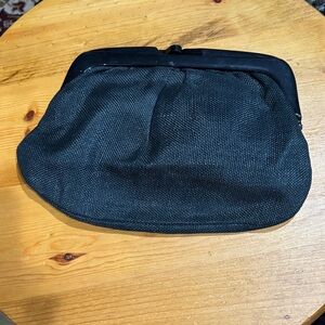 Vintage Italian Black Clutch